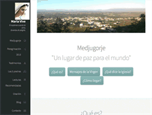 Tablet Screenshot of mariavive.com